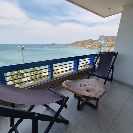Rodadero 2 Habitaciones 6 Personas Frente Al Mar